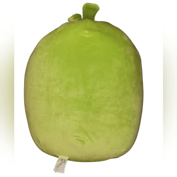 Squishmallows 14”-“Charles The Pickle” Tag Attached NEW Green Mustache Plush - Picture 2 of 8
